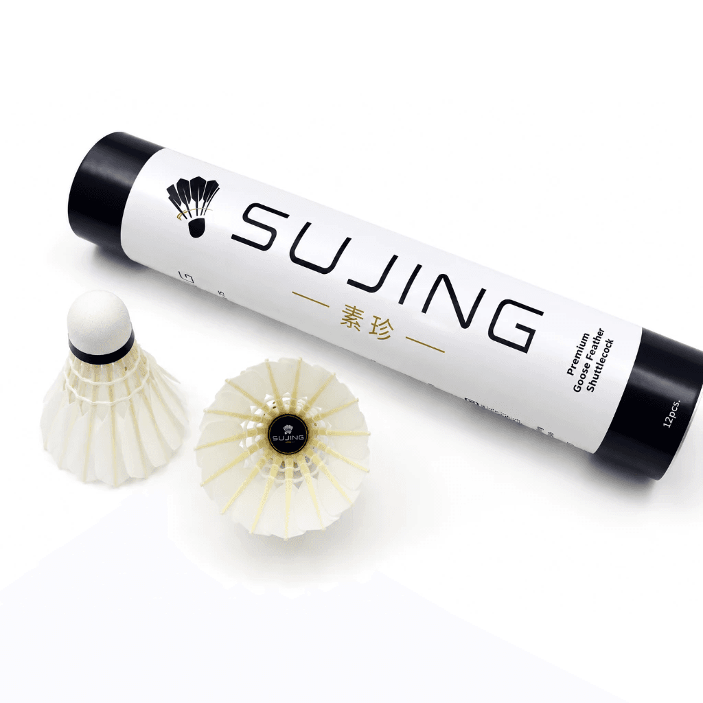 หลอด SUJING Aero Prime 75 พร้อมลูกแบดมินตันขนห่านพรีเมียมสองลูก